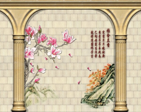 3D背景墻