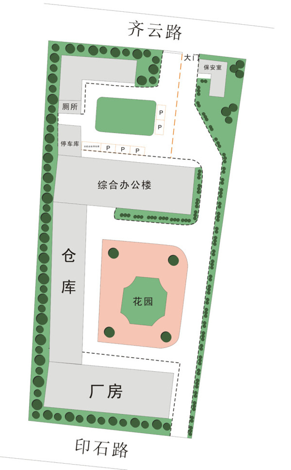 廠區(qū)平面圖