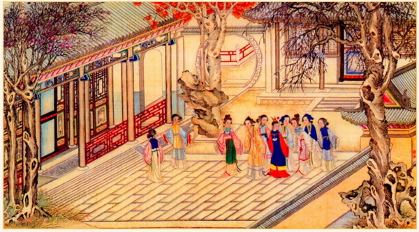 紅樓夢(mèng)主題人物建筑畫