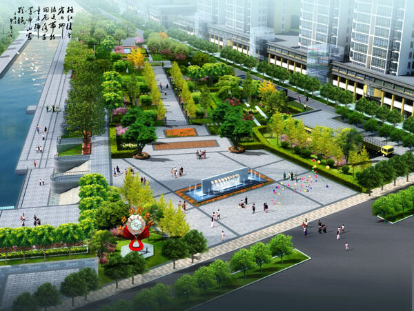 小區(qū)景觀圖片