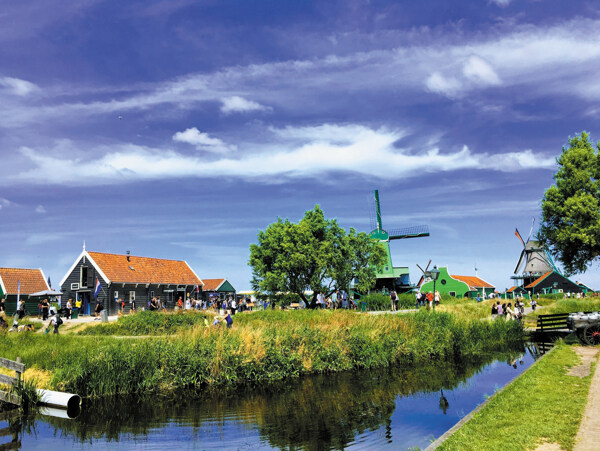 荷兰自然风车