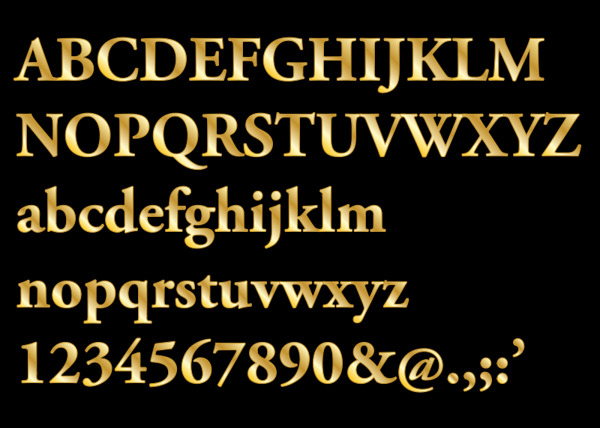 金serif信