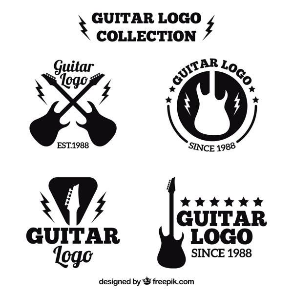 各种吉他标志集