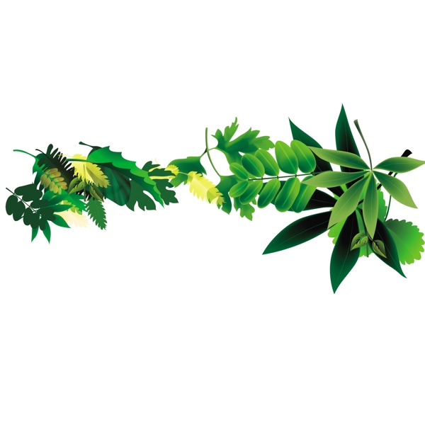 創(chuàng)意葉子元素