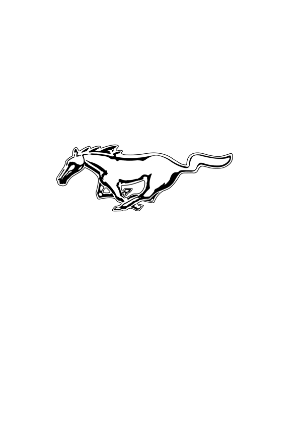 福特野马汽车logo图片