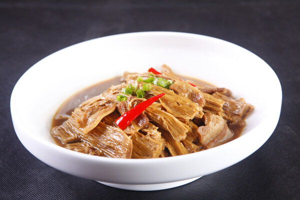 高安腐竹燜肉腐竹煲圖片