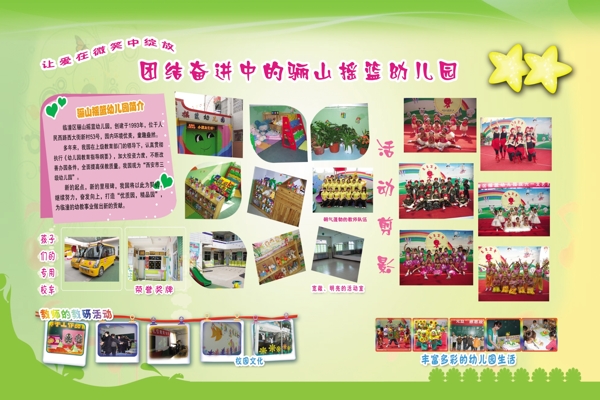 幼兒園展板圖片