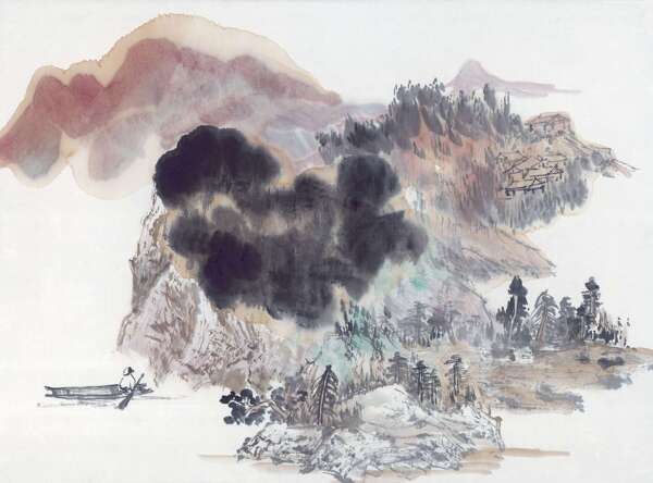 水墨山水畫(huà)圖片