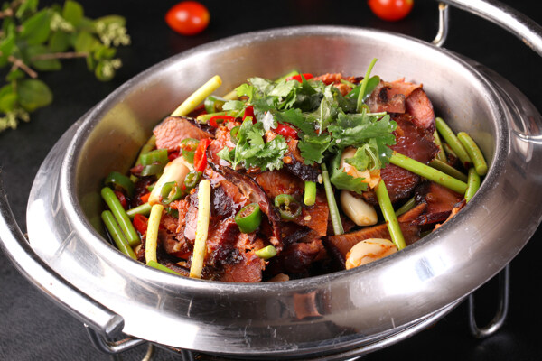干鍋臘牛肉圖片