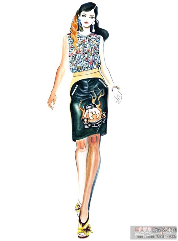 時(shí)尚女裝設(shè)計(jì)圖