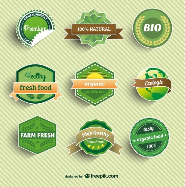绿色食品标签图片