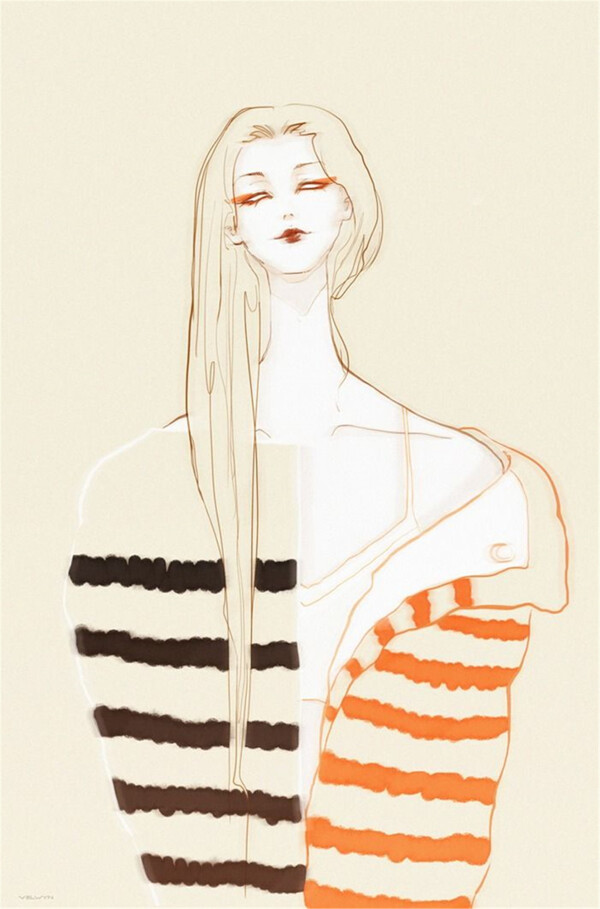 條款女裝設計圖