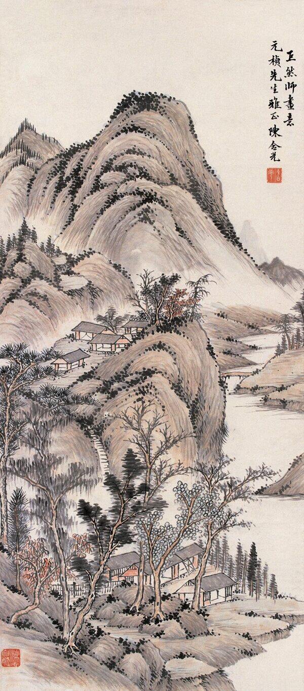 山水巨然畫意