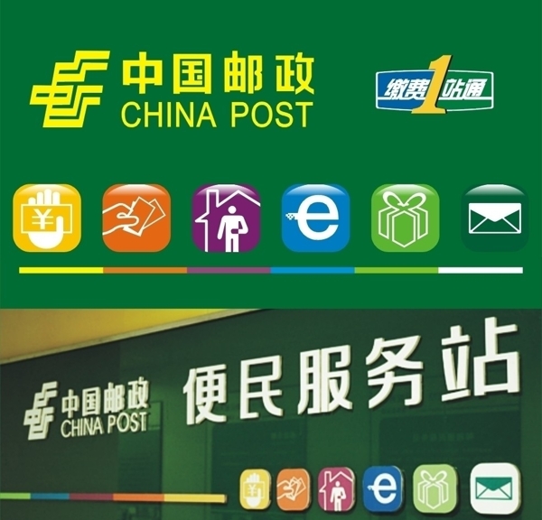 中国邮政便民服务站图片
