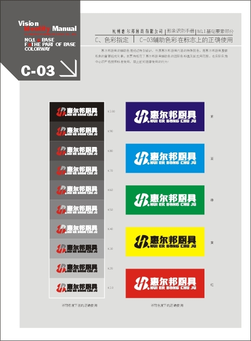 惠爾邦廚具VI