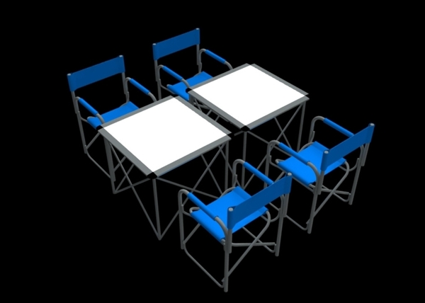 折叠桌椅图片