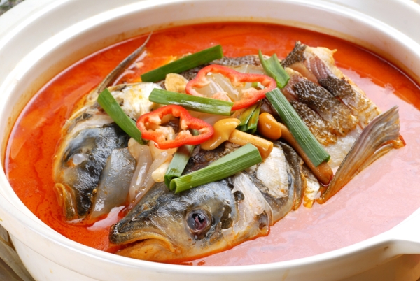 魚頭湯圖片