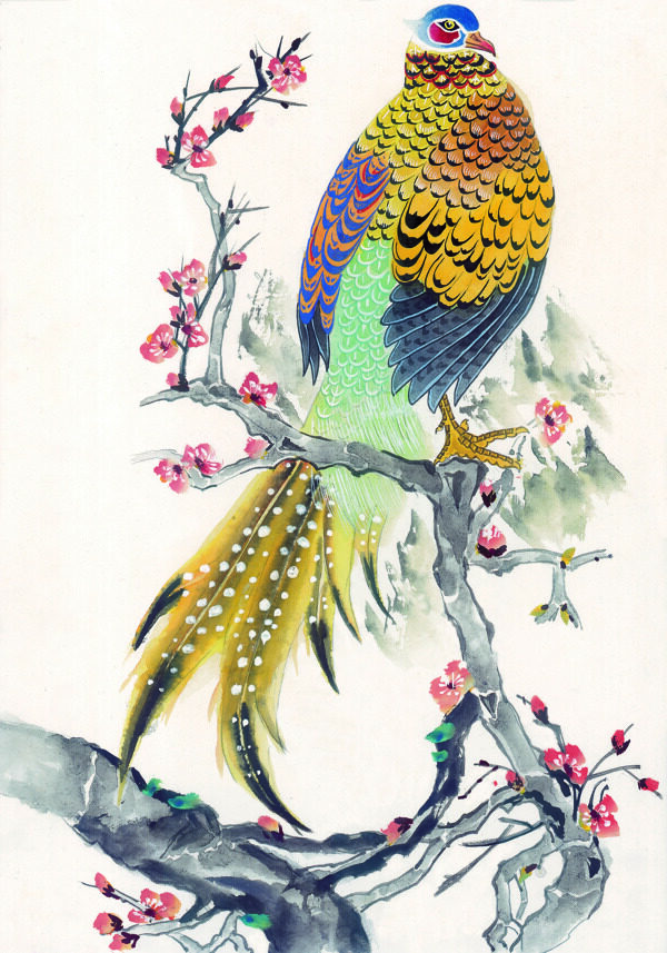 鳳凰彩繪