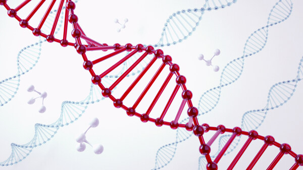 DNA基因医学科技背景素材