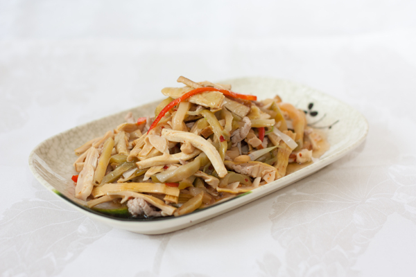 香干筍干肉絲圖片