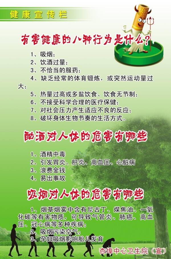 健康宣傳欄圖片