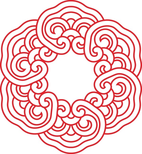 古典花紋