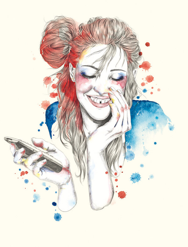 位圖插畫時尚插畫人物插畫時尚插畫免費(fèi)素材