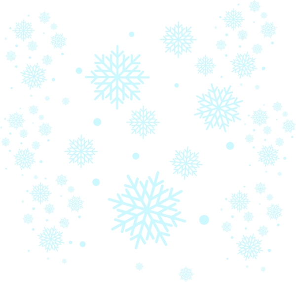 雪花漂浮矢量素材
