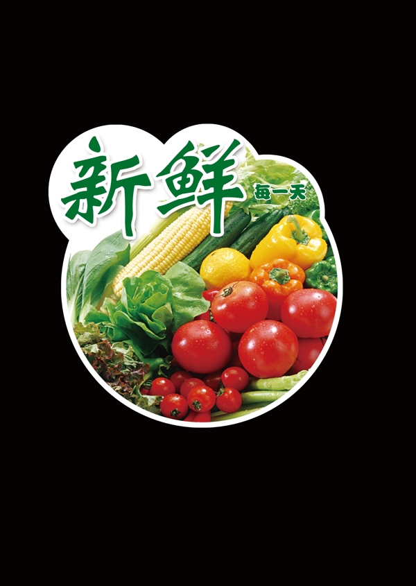 蔬菜冰箱貼不干膠圖片