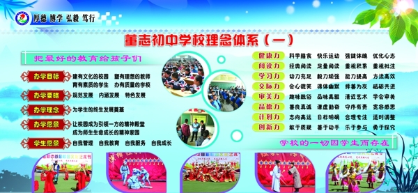 校園展板