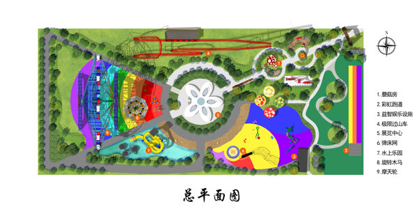 儿童乐园景观平面图