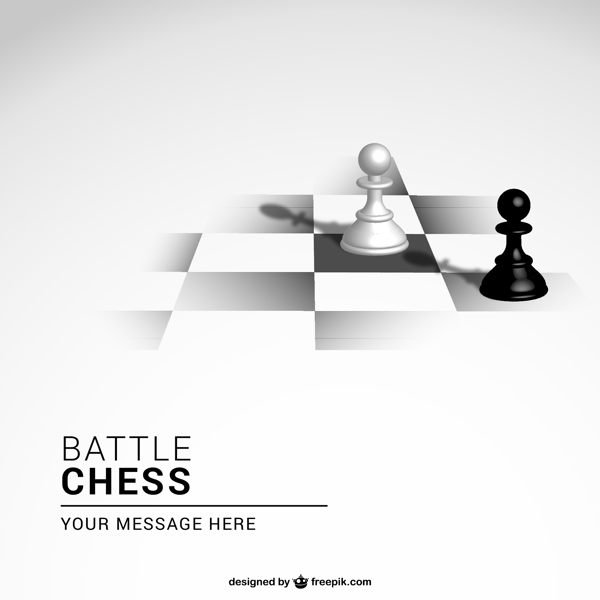 黑白国际象棋背景矢量素材