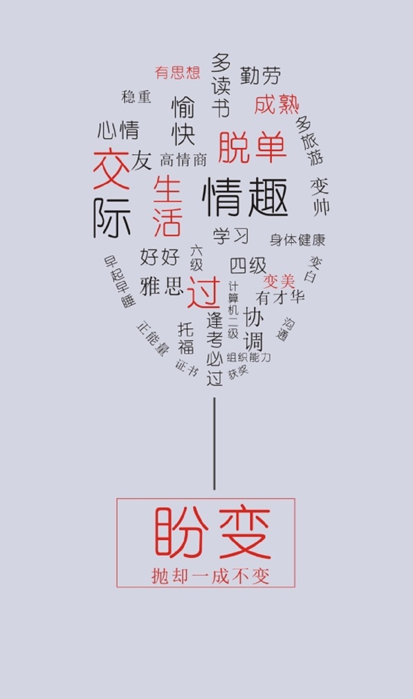 氣球字母圖