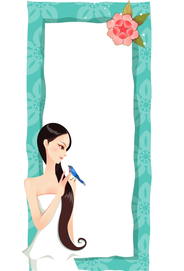 時(shí)尚美女矢量素材
