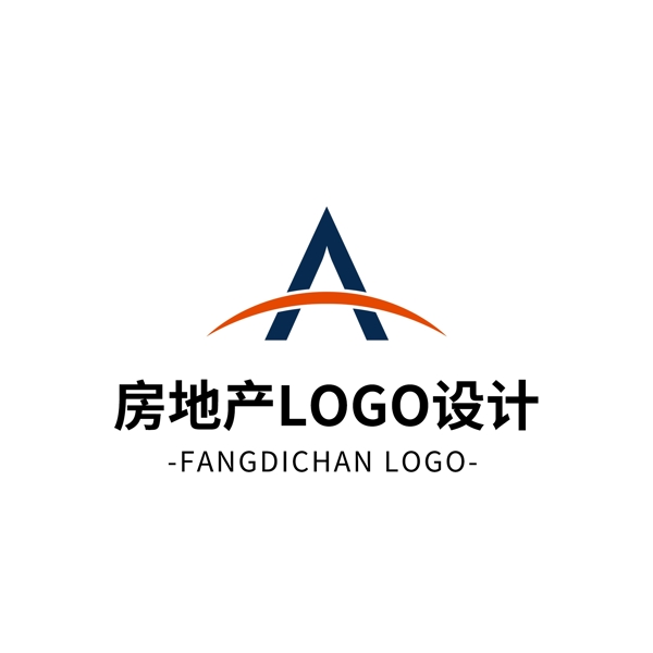 簡約大氣創(chuàng)意房地產(chǎn)logo標(biāo)志設(shè)計(jì)
