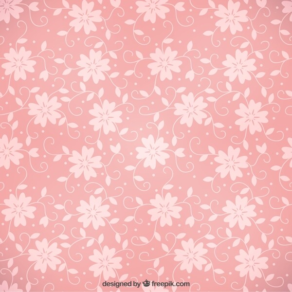 粉色花纹背景