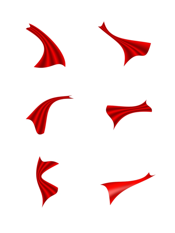 紅色飄帶黨建風(fēng)可商用元素