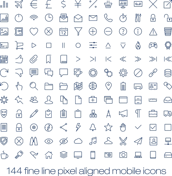 手機APP圖標(biāo)144款