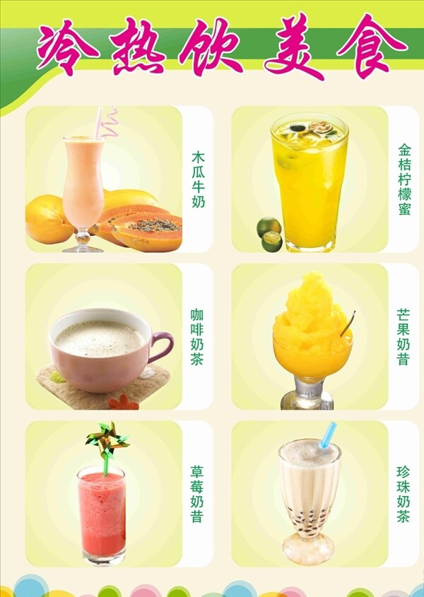 奶茶海報