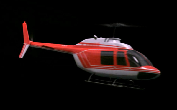 红色直升机裸眼3D全息投影视频