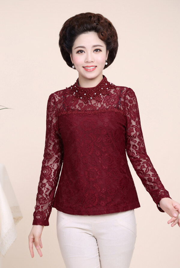 女裝媽媽裝淘寶女裝婦女裝圖片