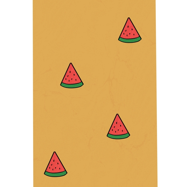 原创可爱西瓜水果壁纸素材