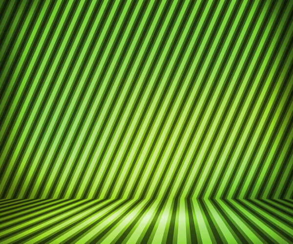 綠色條紋背景放映室