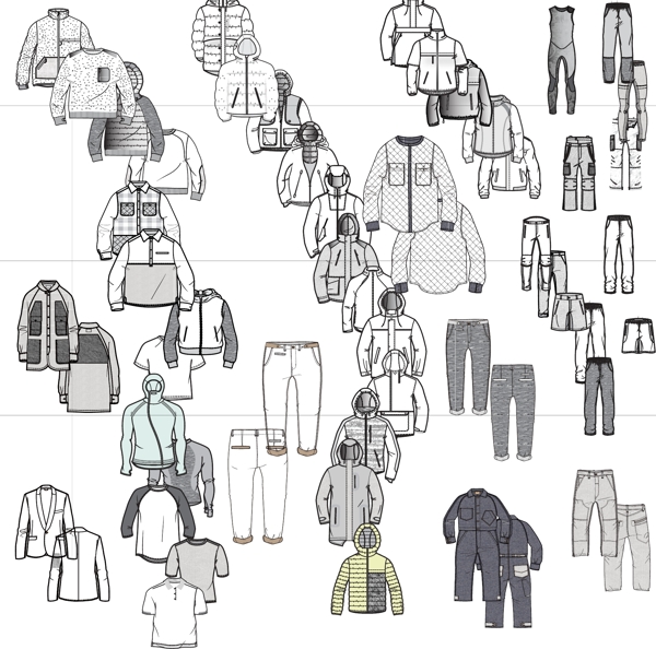 服裝款式圖圖片