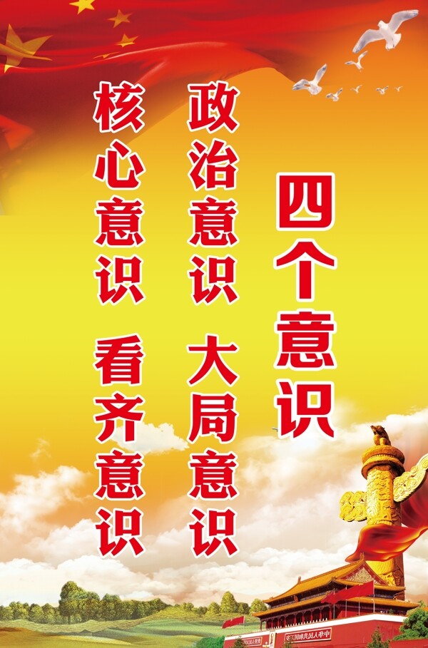 四個(gè)意識(shí)