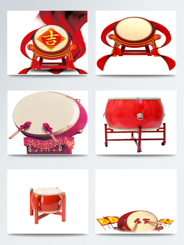中國風(fēng)喜慶大鼓圖片