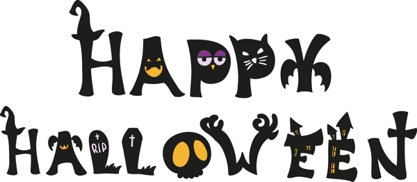 萬圣節(jié)HALLOWEEN設(shè)計(jì)元素
