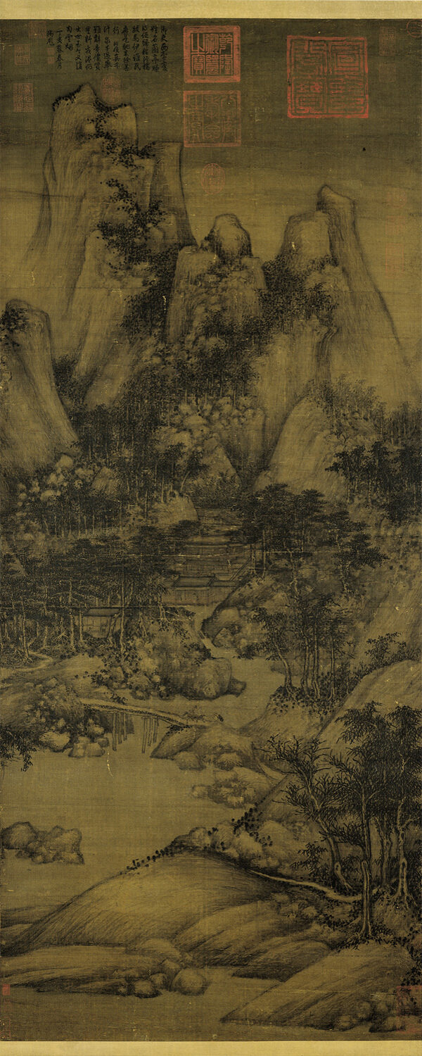 五代南唐.巨然.蕭翼賺蘭亭圖