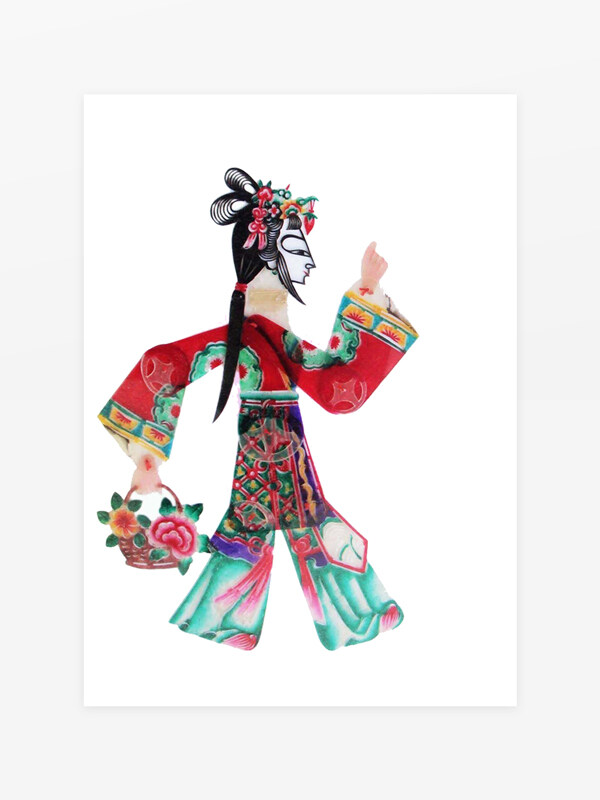 國(guó)粹皮影戲優(yōu)雅的傳統(tǒng)仕女