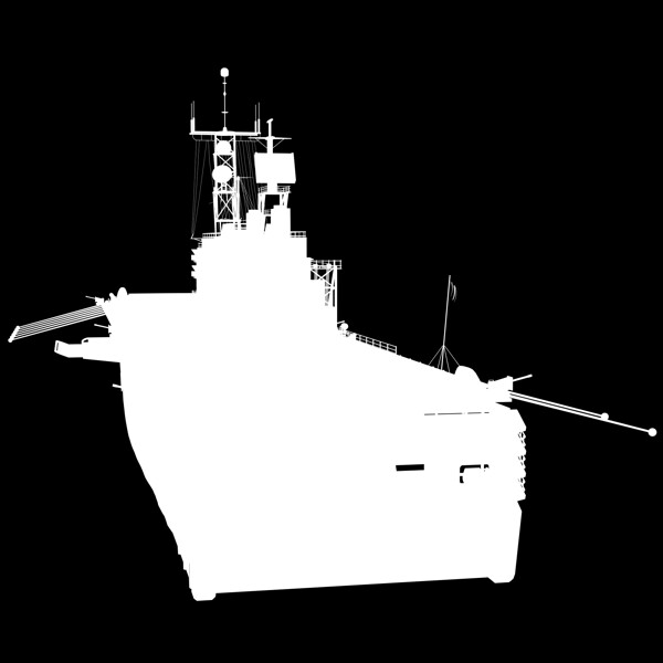 战舰军舰3dmax模型8